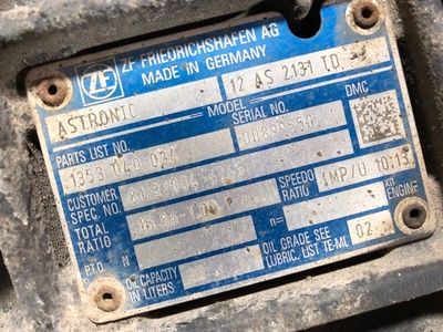 MAN АКПП ZF 12AS2131TD (вид 5) MAN АКПП ZF 12AS2131TD (фото, вид 5)