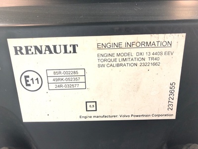 Renault  DXI 13   RENAULT T / (,  22)
