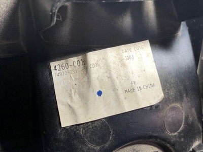 Renault Плафон подсветки салона RENAULT T б/у (вид 5) Renault Плафон подсветки салона RENAULT T б/у (фото, вид 5)