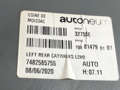 Renault Накладка салона левая RENAULT T б/у (вид 7) Renault Накладка салона левая RENAULT T б/у (фото, вид 7)