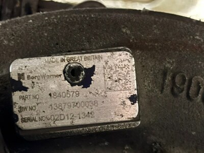 DAF Турбина BorgWarner DAF XF 105 б/у (вид 3) DAF Турбина BorgWarner DAF XF 105 б/у (фото, вид 3)