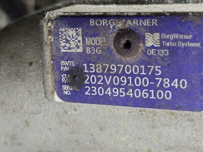 Sitrak Турбина BorgWarner Sitrak C7H б/у (вид 4) Sitrak Турбина BorgWarner Sitrak C7H б/у (фото, вид 4)