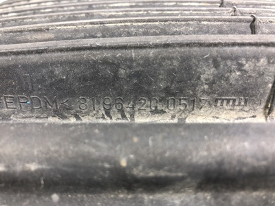 MAN Гофра воздухозаборника MAN TGX б/у (вид 2) MAN Гофра воздухозаборника MAN TGX б/у (фото, вид 2)