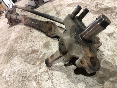 Scania Кулак поворотный левый Scania б/у Scania Кулак поворотный левый Scania б/у (фото)